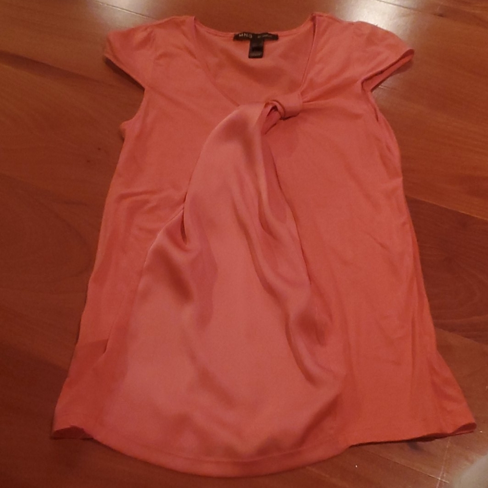 Peach Cap Sleeve Blouse (MNG)